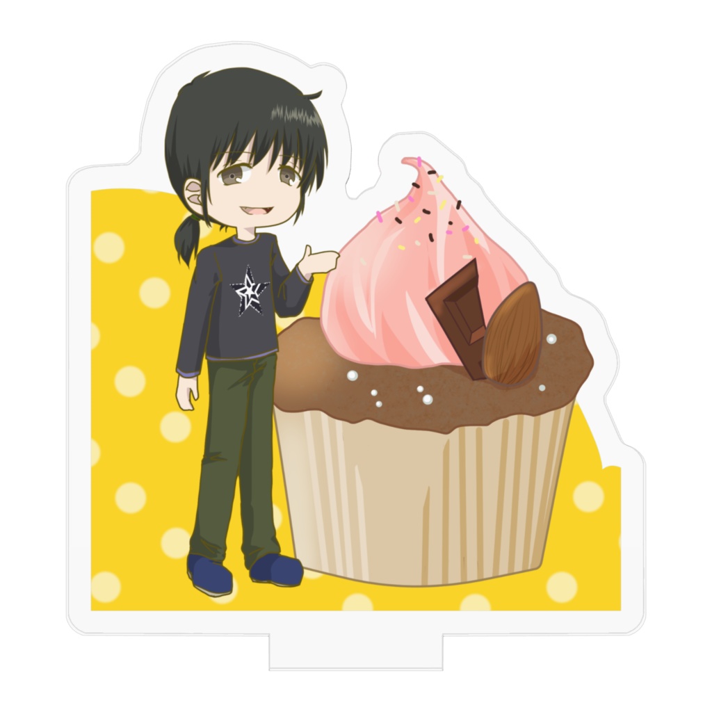 『こえかみ』+スイーツ アクリルフィギュア【カズトラ】