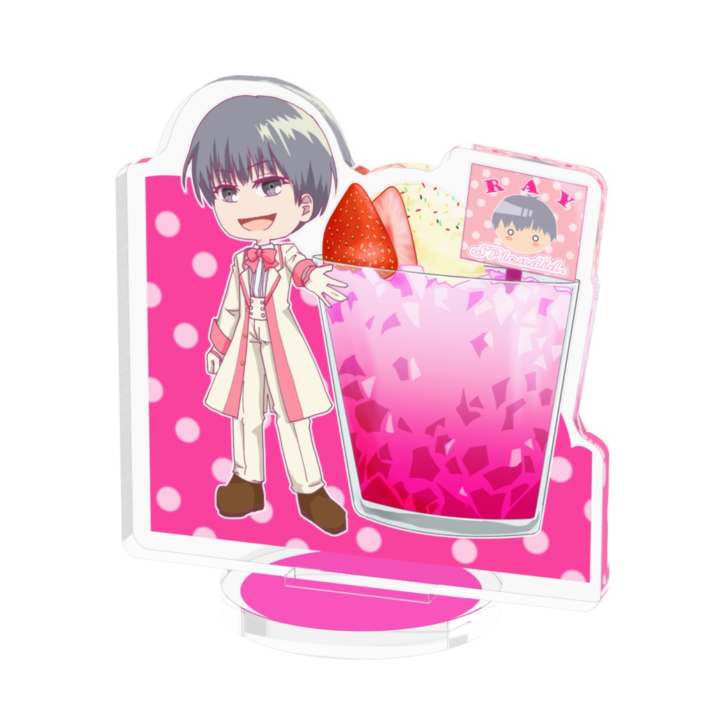 『とりドル』+スイーツ アクリルフィギュア【ミツキ】