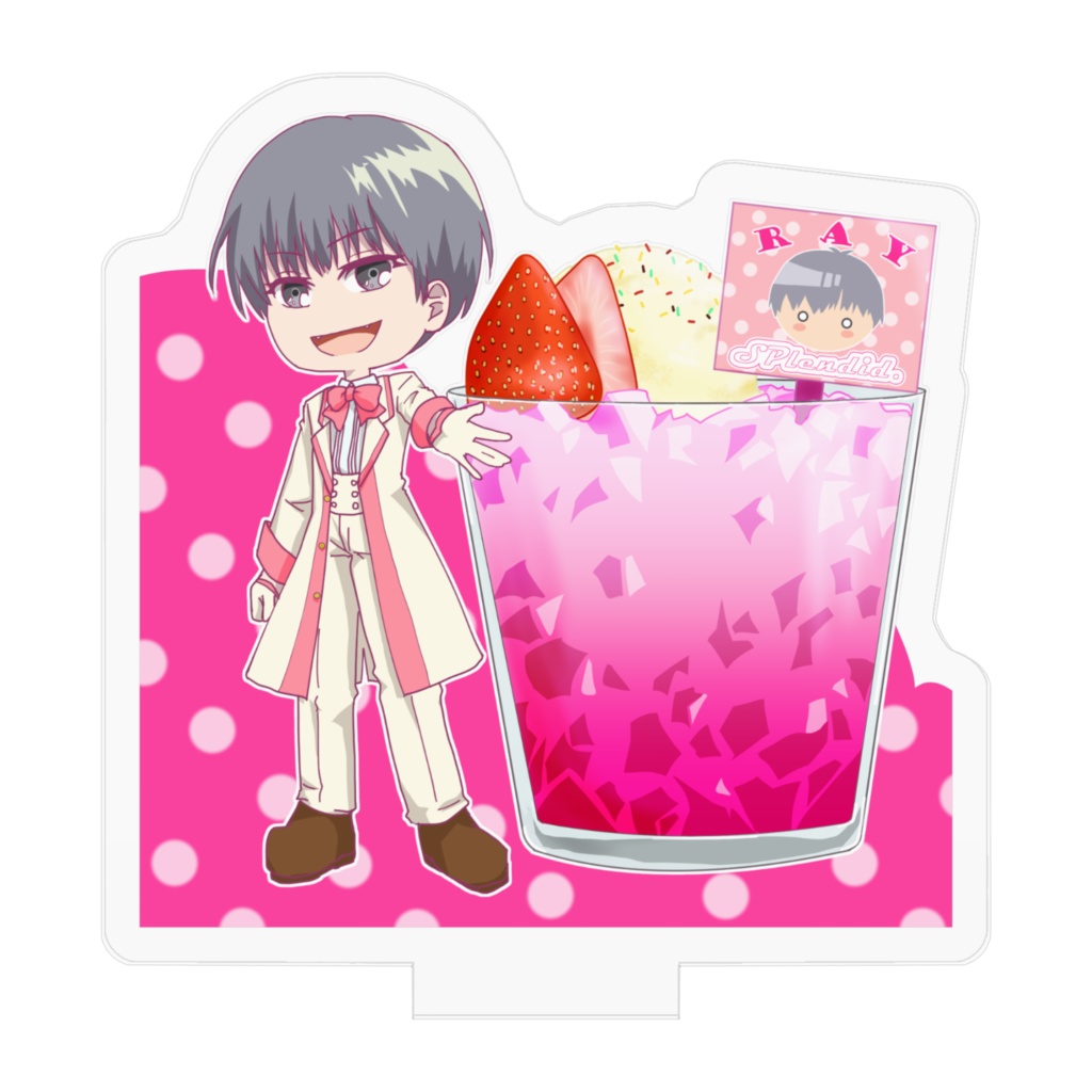 『とりドル』+スイーツ アクリルフィギュア【ミツキ】