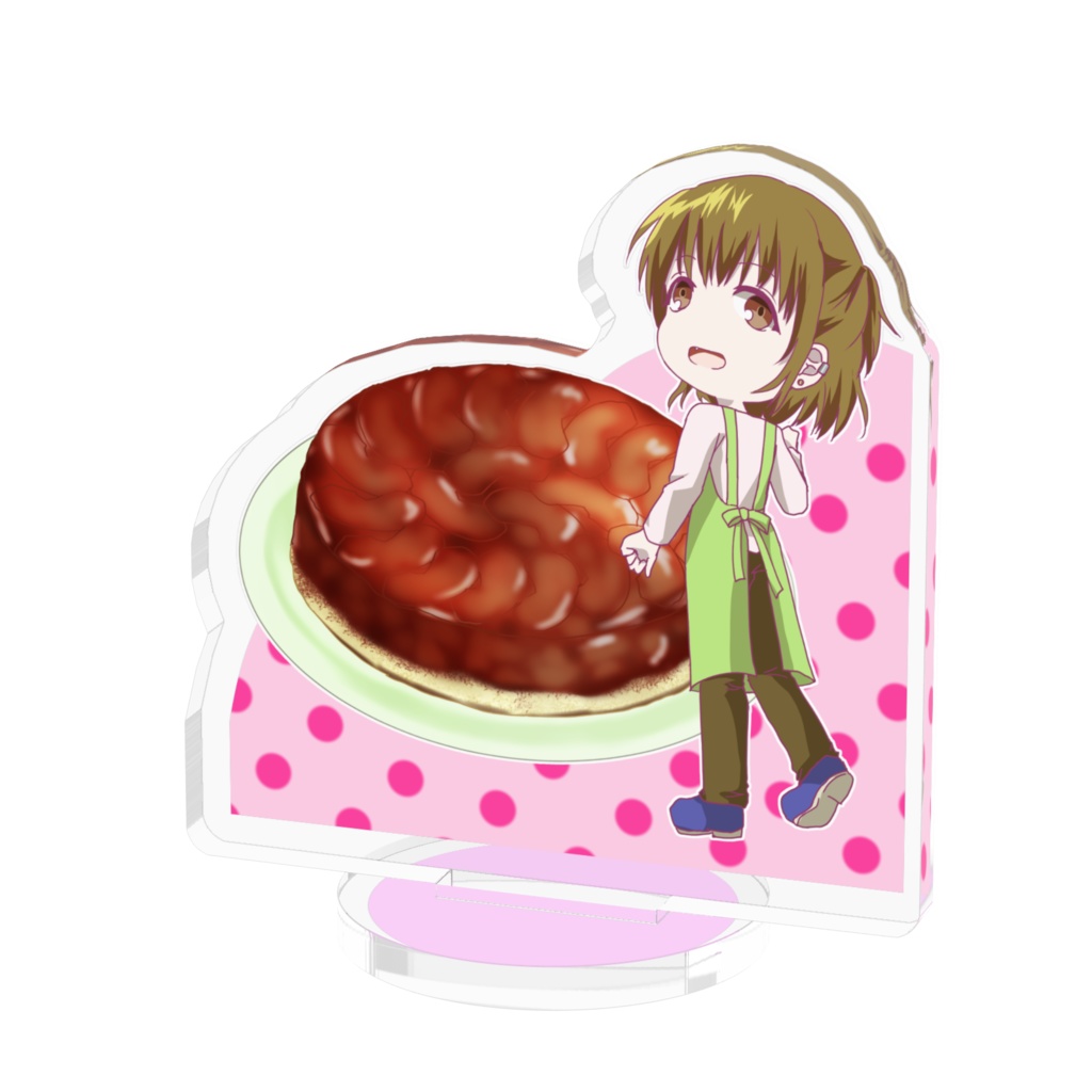 『とりドル』＋スイーツ　アクリルフィギュア【アスカ】