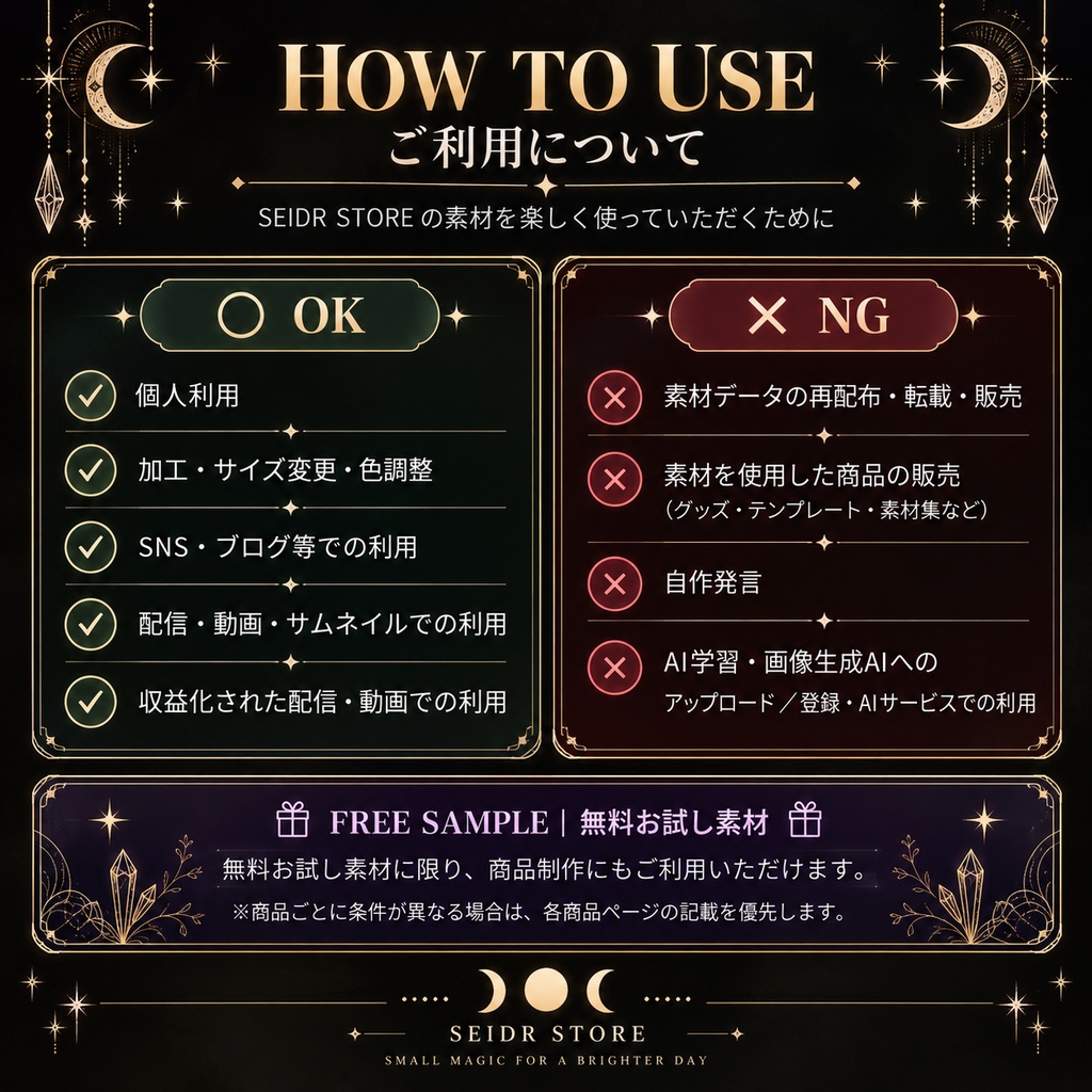 4種の異なる RUNE文字