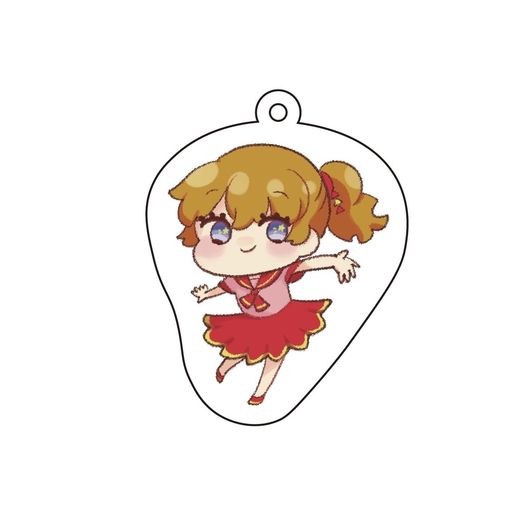 おめかしメグちゃんアクリルキーホルダー
