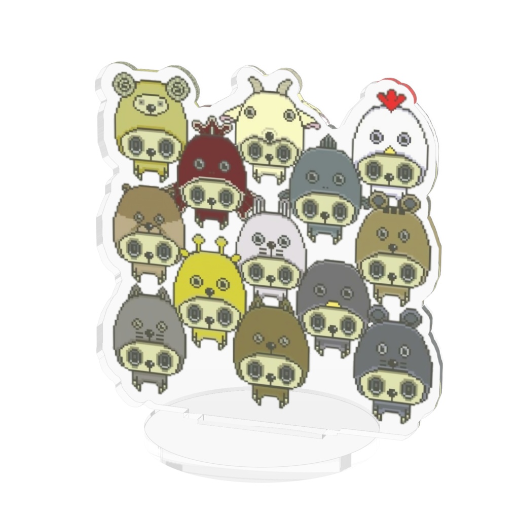 60○○の皮を被った仔羊ちゃんアクリルフィギュ