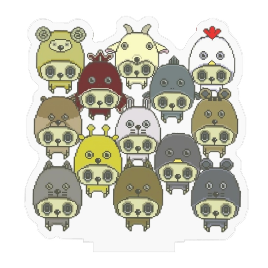 60○○の皮を被った仔羊ちゃんアクリルフィギュ