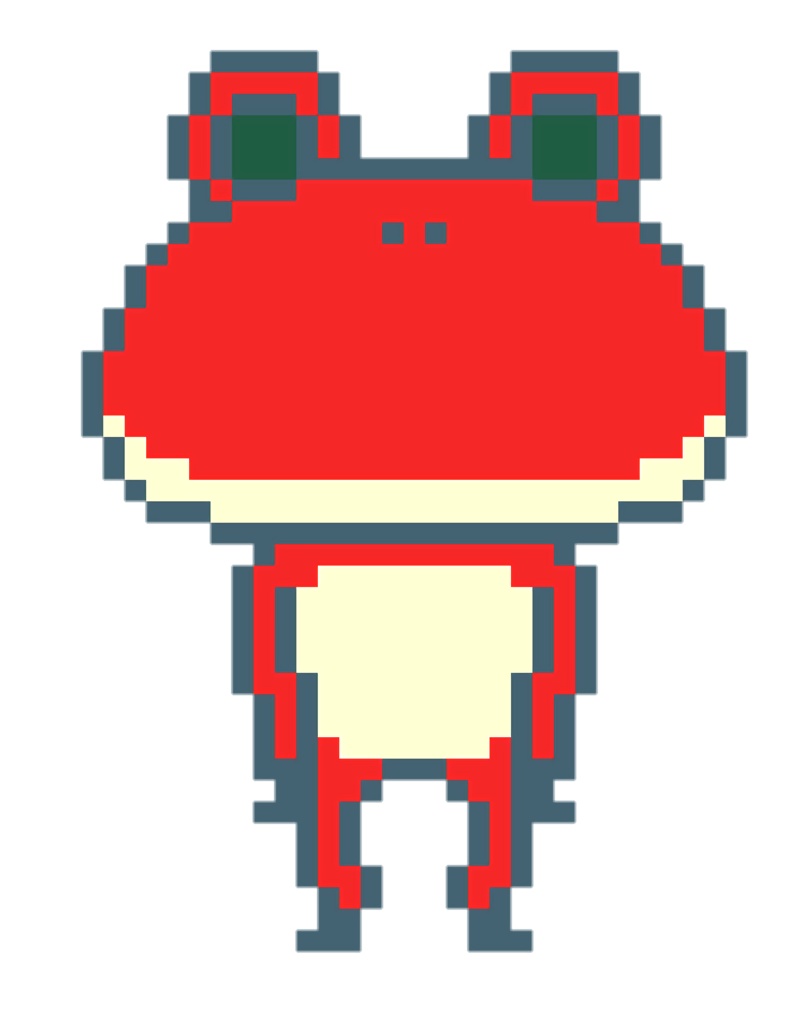 61かえるのべにしょうが。アクリルキーホルダー