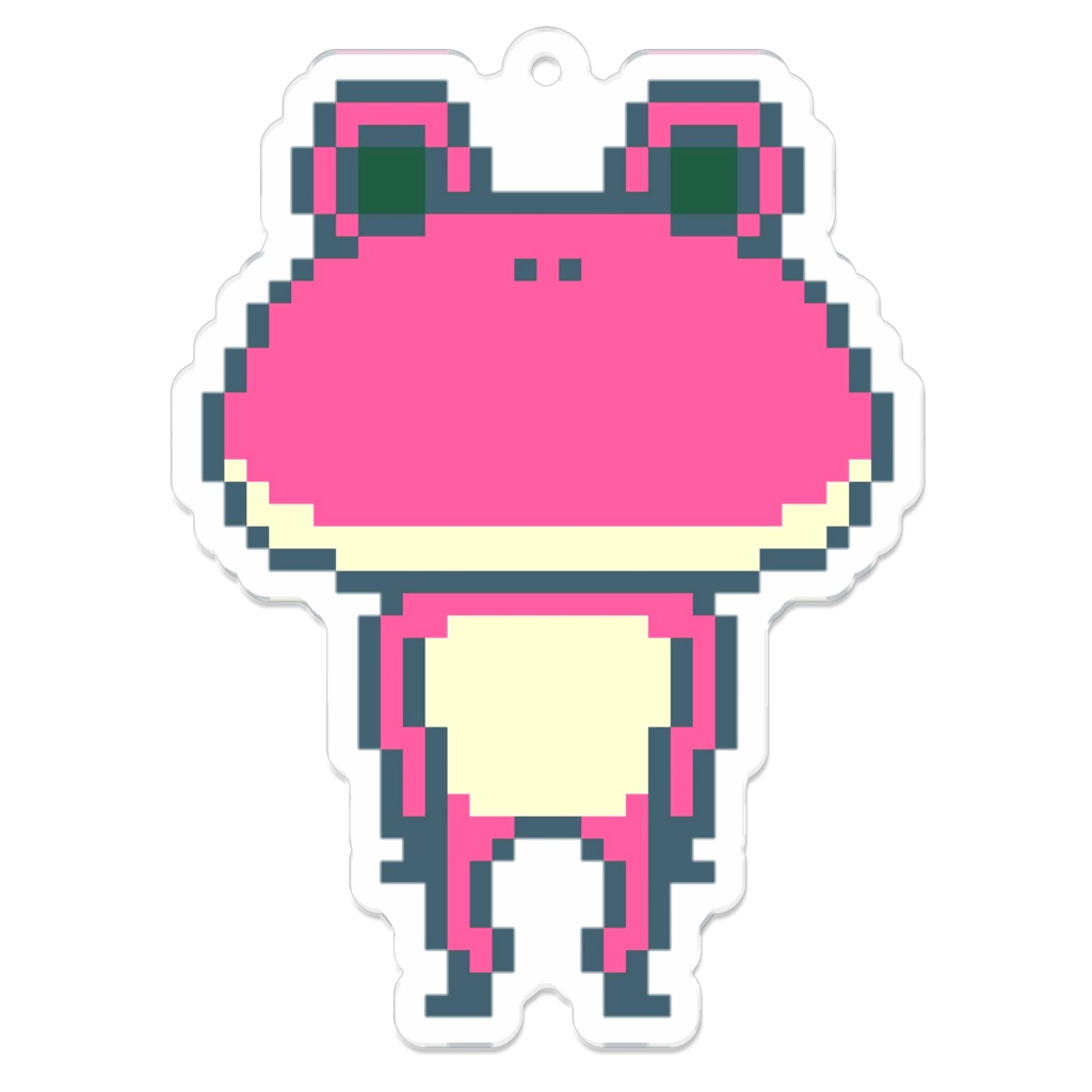 62かえるのらでぃっしゅ。アクリルキーホルダー