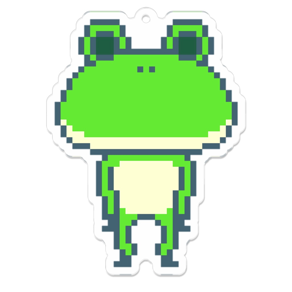 64かえるのますかっと。アクリルキーホルダー