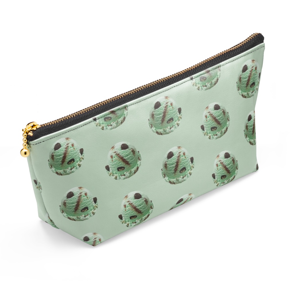 67チョコミントアイスポーチ(ミント)