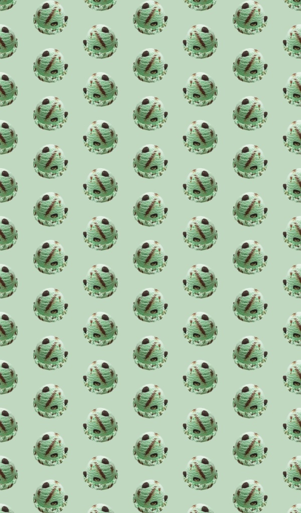 67チョコミントアイスポーチ(ミント)