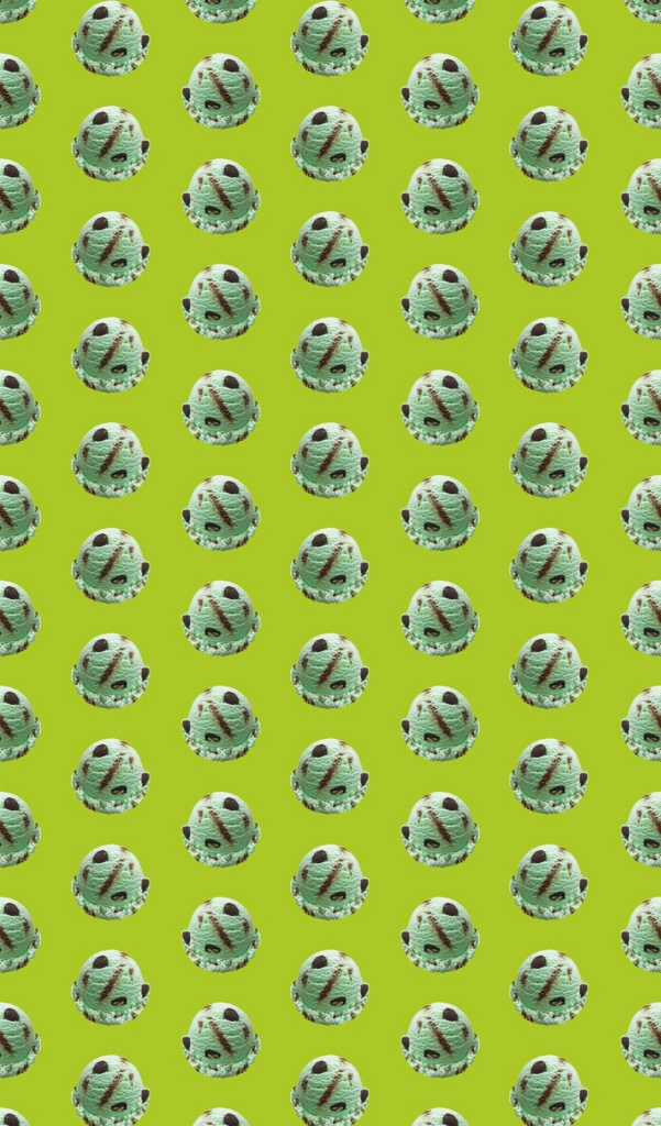 67チョコミントアイススマホリング