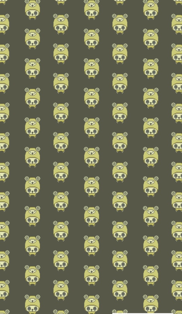 71羊の皮を被った仔羊ちゃんポーチ(こげ茶)