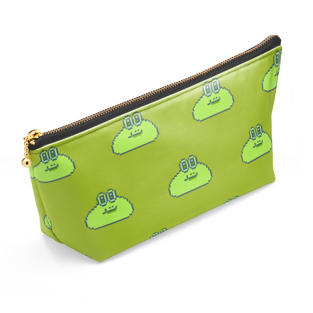 73けろんさんポーチ(緑)