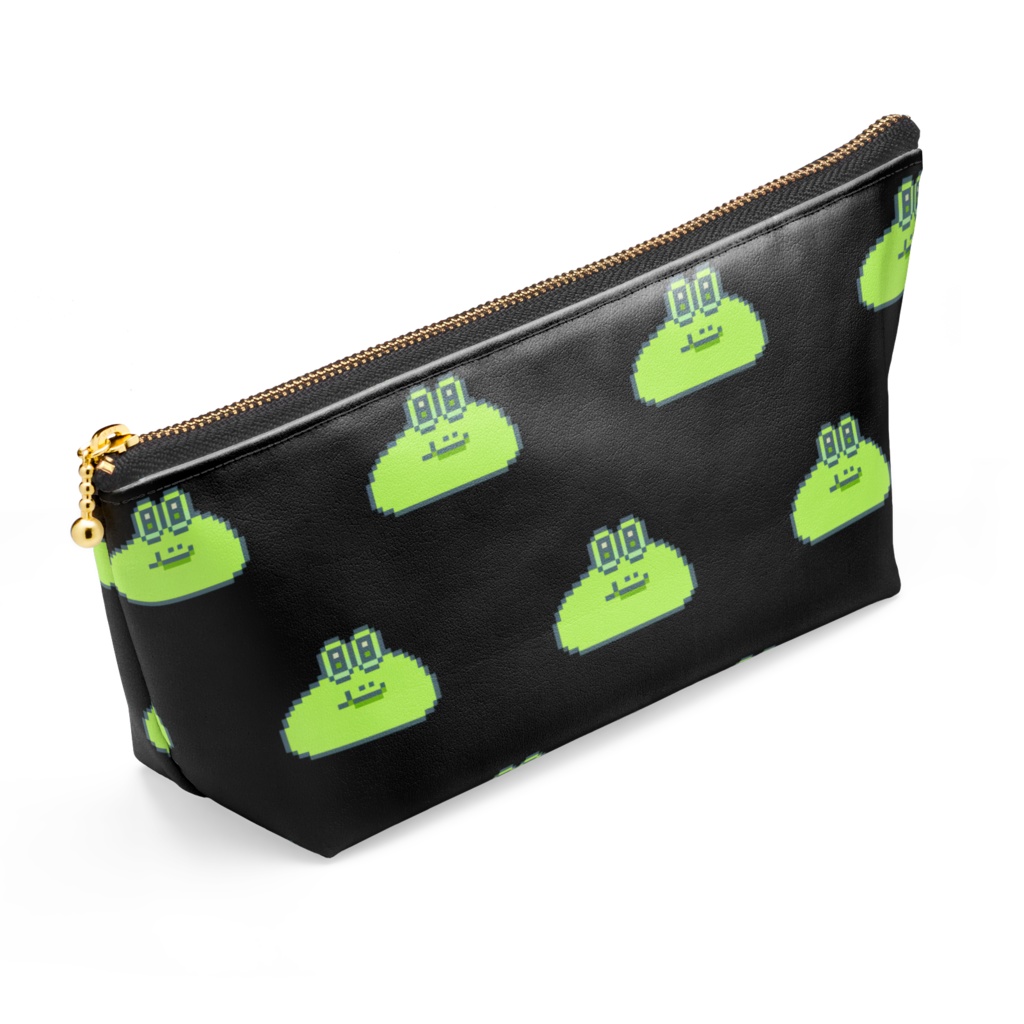 74けろんさんポーチ(黒)