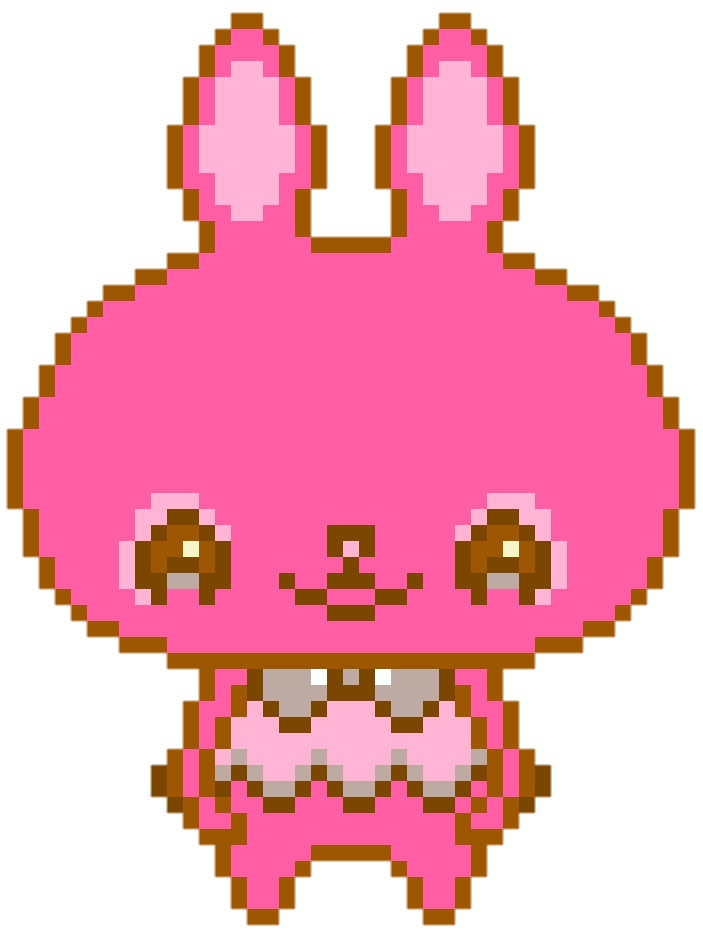 97ららちゃんカラーTシャツ(ピーチ)