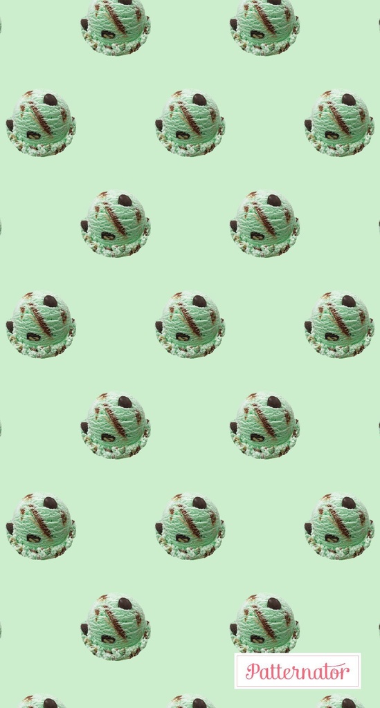 102チョコミントアイスカードステッカー