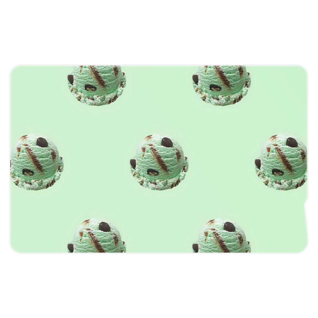 102チョコミントアイスカードステッカー