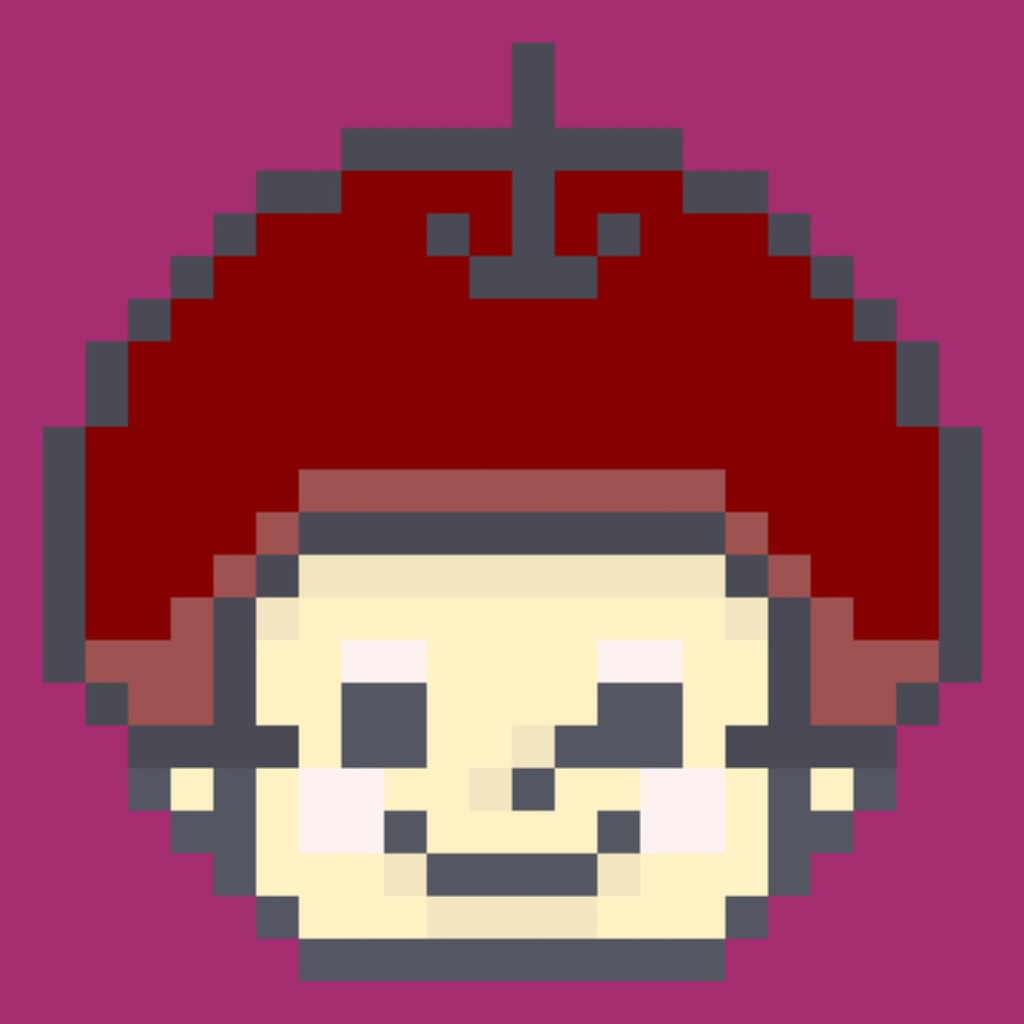 29 デビフルーツ(りんご)アクリルキーホルダー