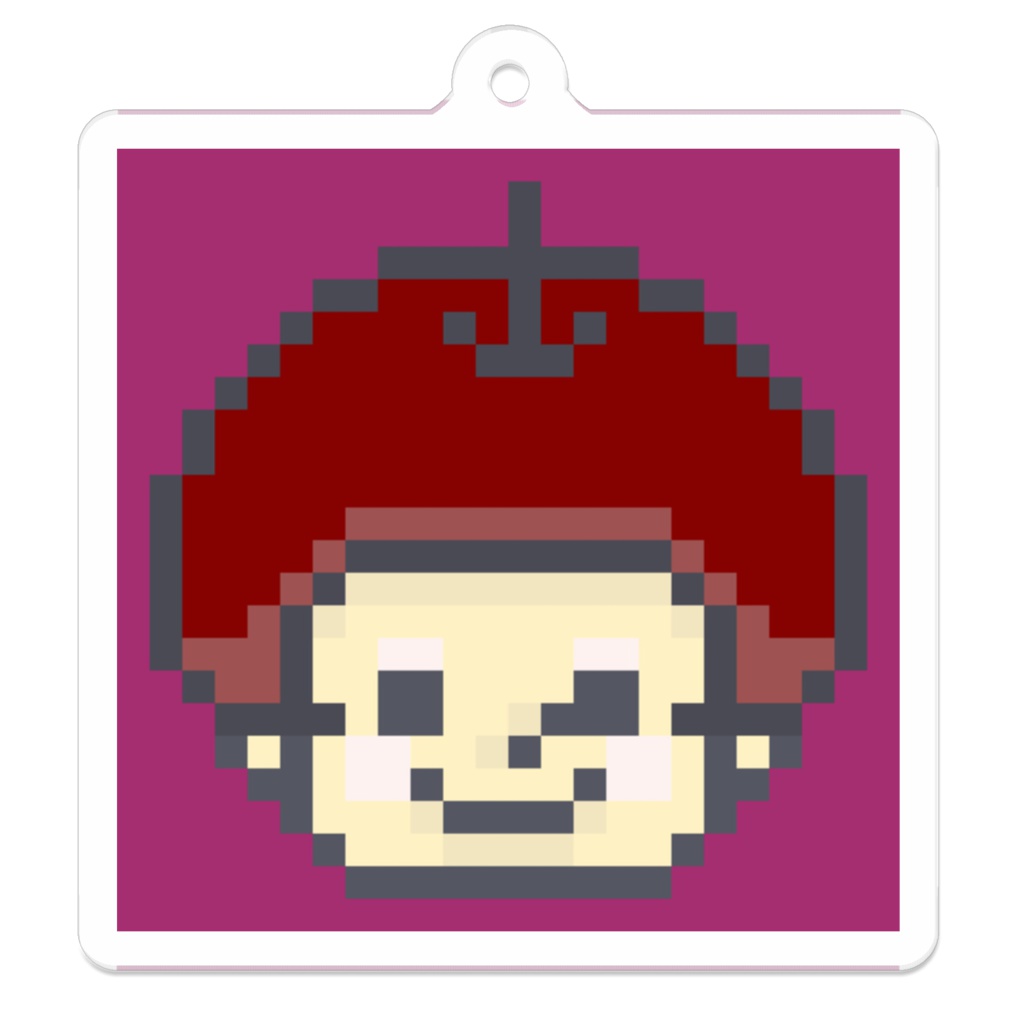 29 デビフルーツ(りんご)アクリルキーホルダー