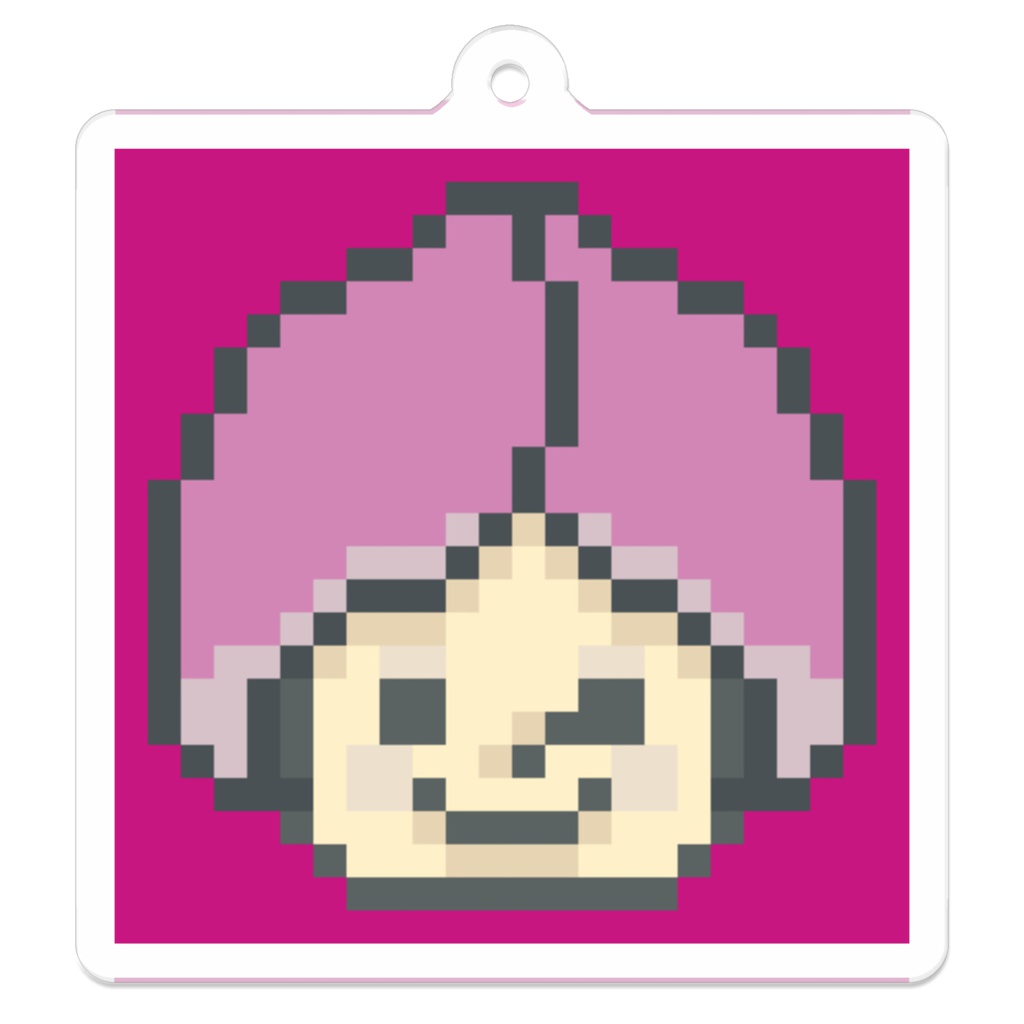 32 デビフルーツ(もも)アクリルキーホルダー