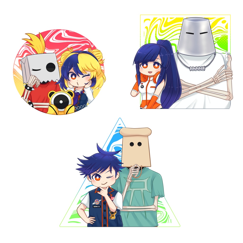 ギタドラ新旧マスコットキャラアクキー