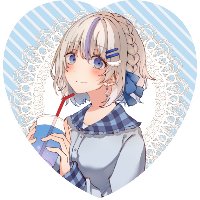 [通常グッズ] 羽香໒꒱*.ハート型アクリルキーホルダー