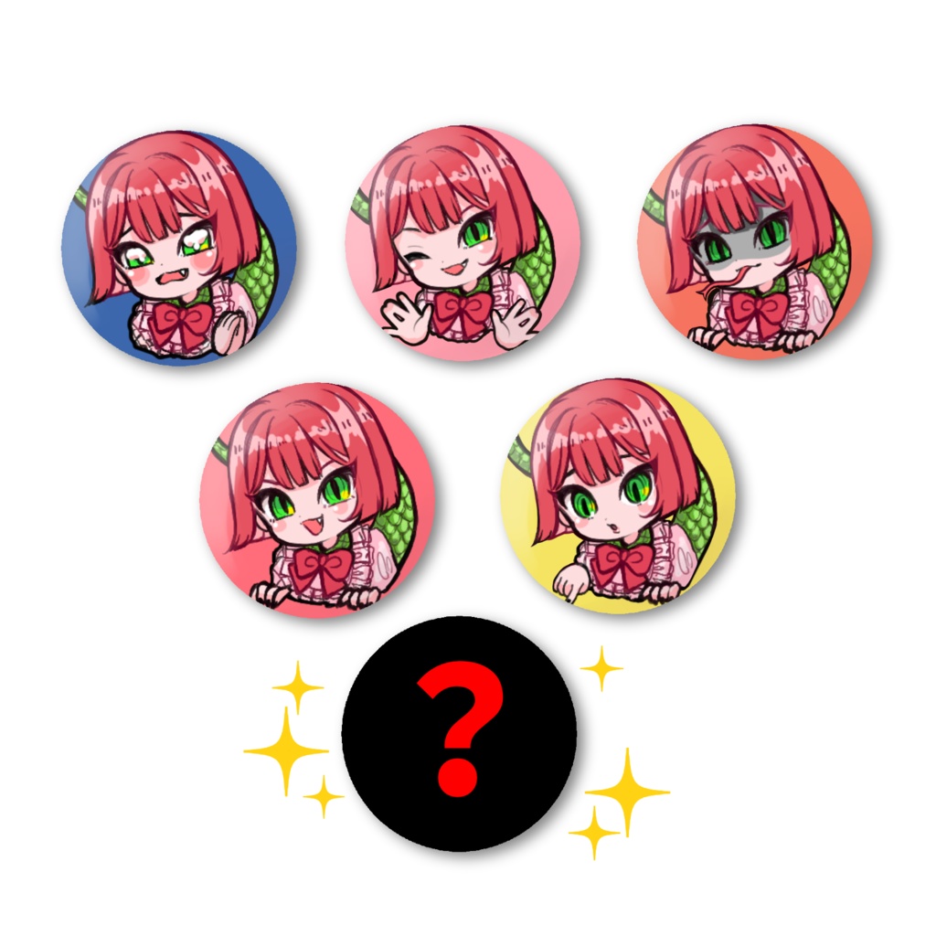 蛇女ちゃんミニ缶バッジ【ランダム】