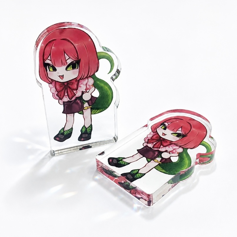ミニ蛇女ちゃんアクリルフィギュア