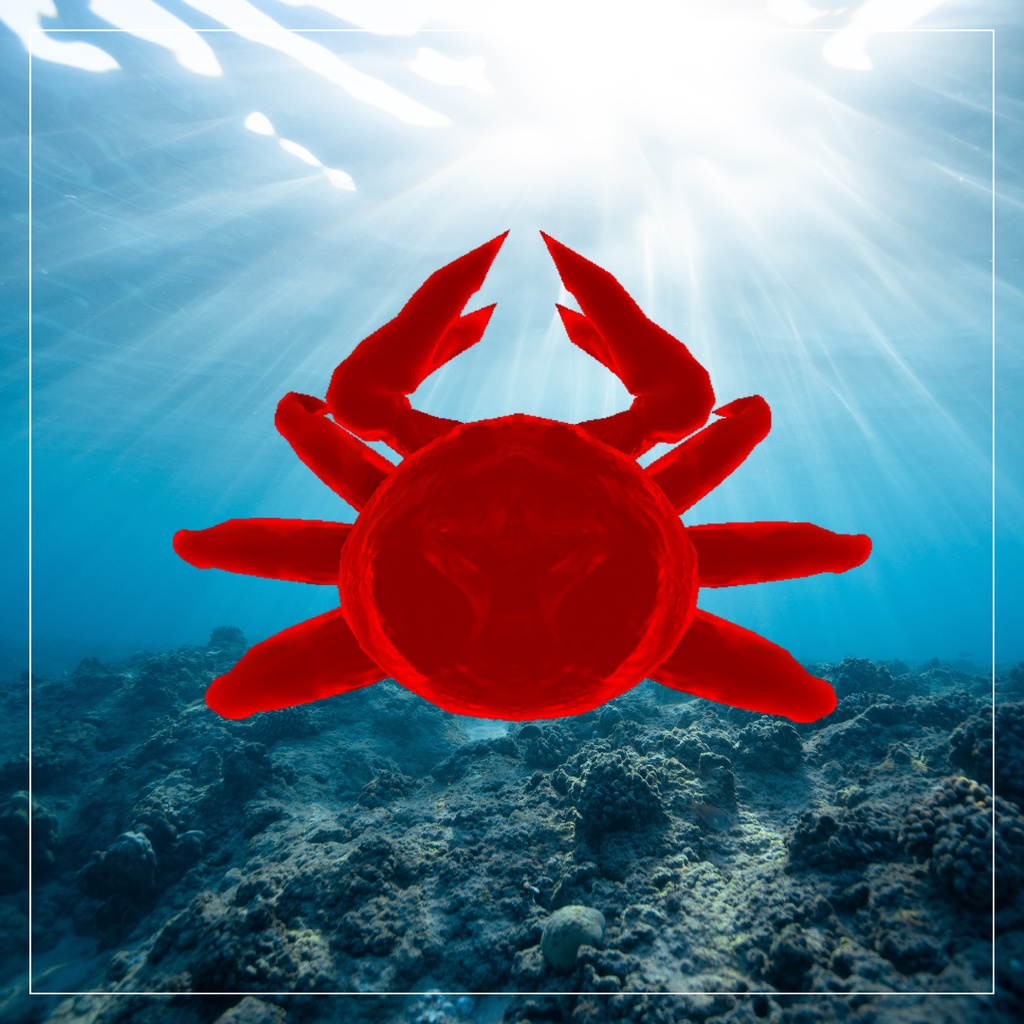 【3Dモデル】北海道名産カニ