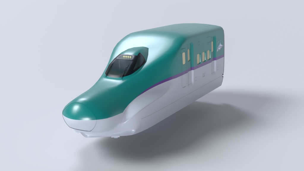 <北海道新幹線開業10周年記念>ミニチュア風新幹線(1両タイプ・ギミックあり)