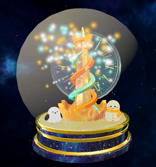キラキラスノードーム/snow globe