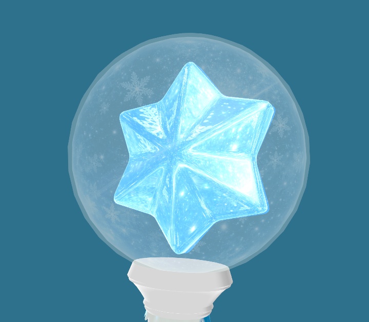 キラキラスノーステッキ