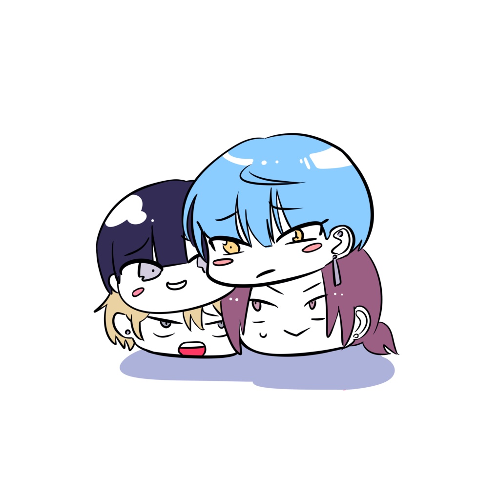 てんぷに缶バッジ