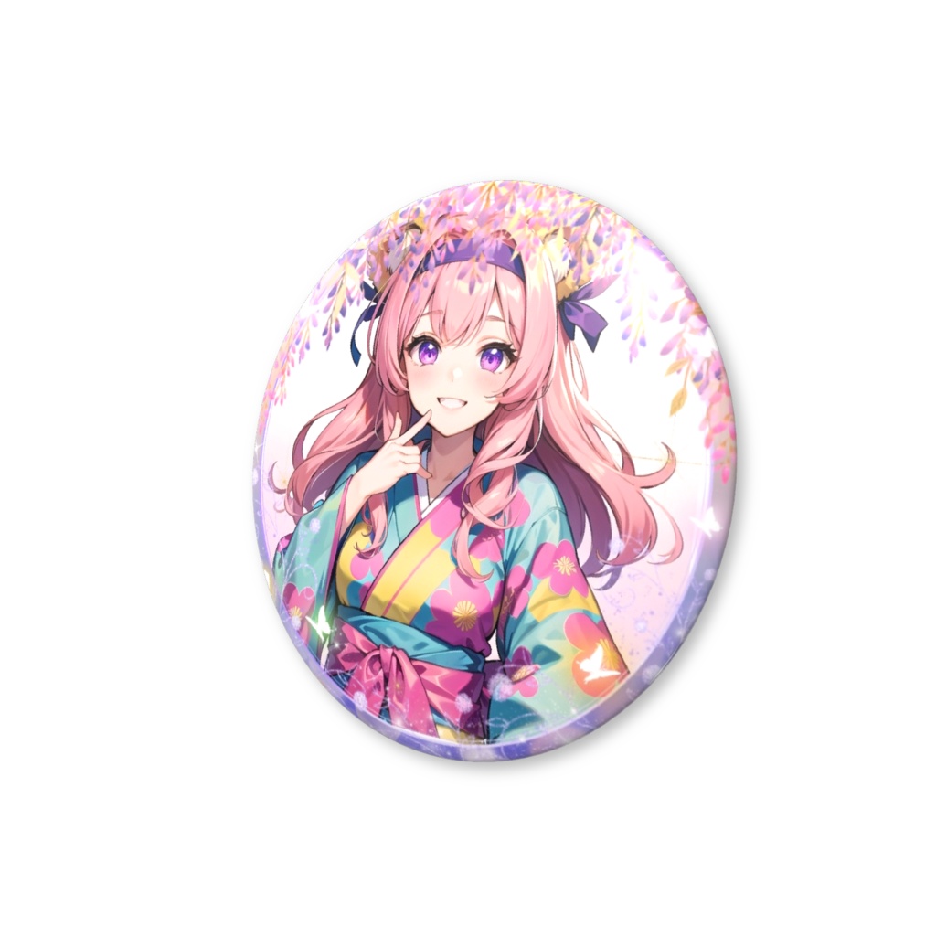 しのん缶バッジ(浴衣Ver.)