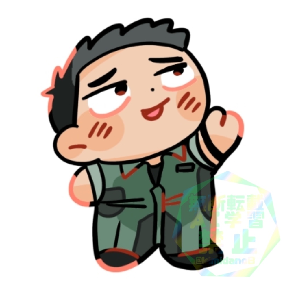 なんでも紹介してくれるイサさん自立ミニアクリルスタンド