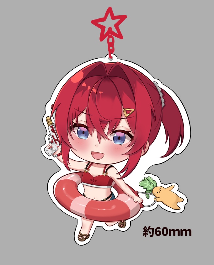 さんばか水着アクキー　アンジュ・カトリーナ