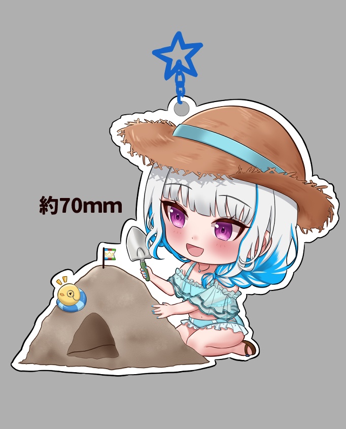 さんばか水着アクキー　リゼ・ヘルエスタ