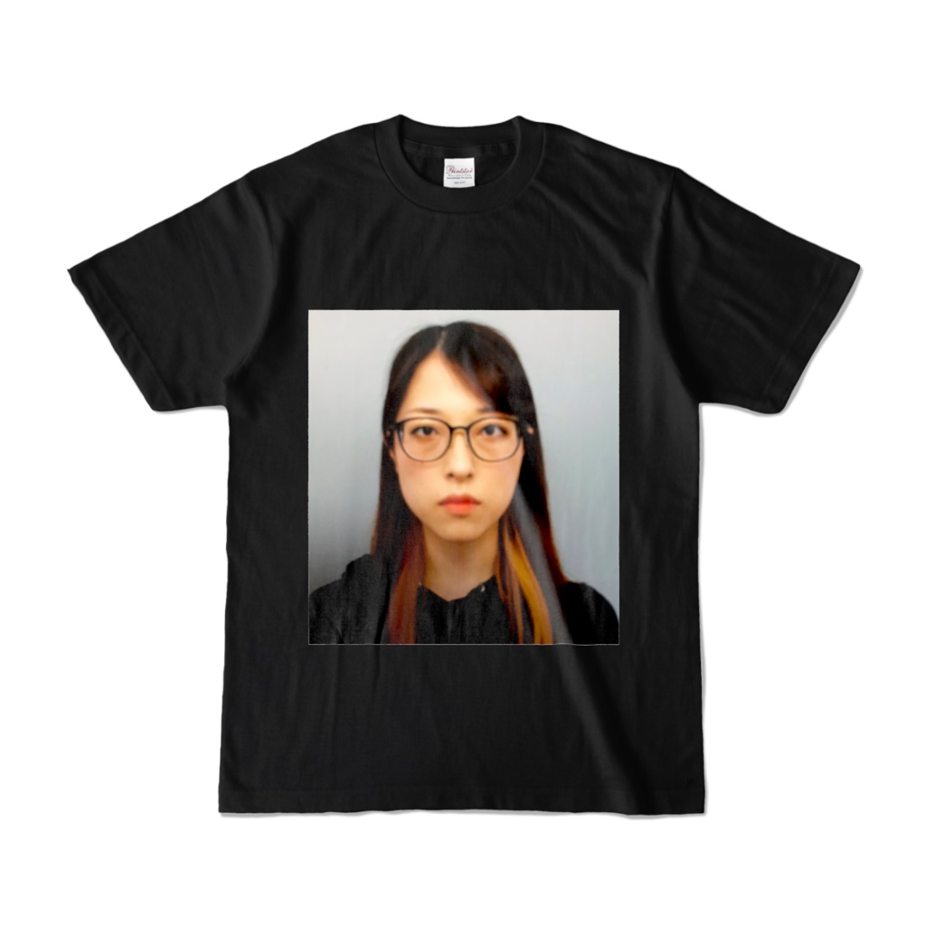 LUL/証明写真 Tシャツ(黒)