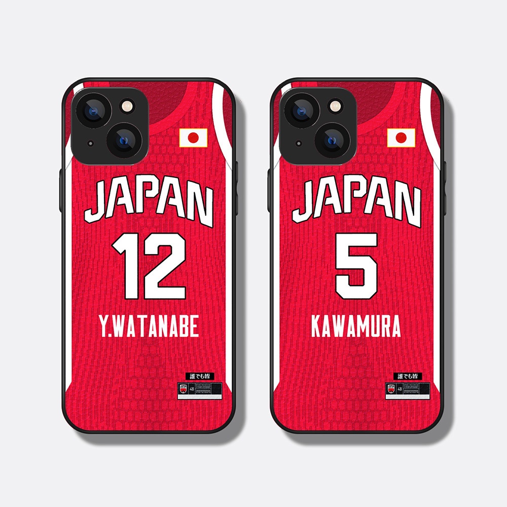 日本代表 パリ五輪 アウェイジャージ 渡邊雄太 河村勇輝 iPhoneケース