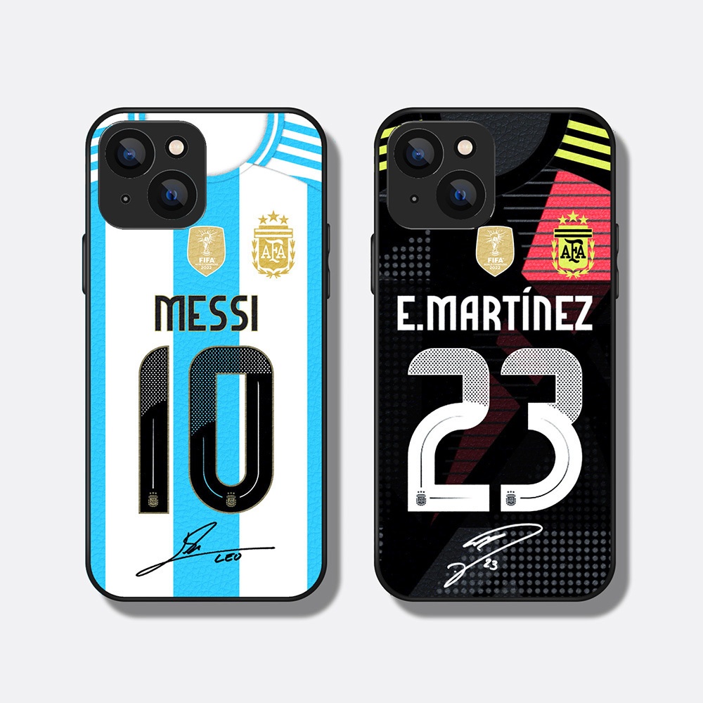 アルゼンチン代表 2024 ホームユニ リオネルメッシ エミリアーノマルティネス iPhoneケース