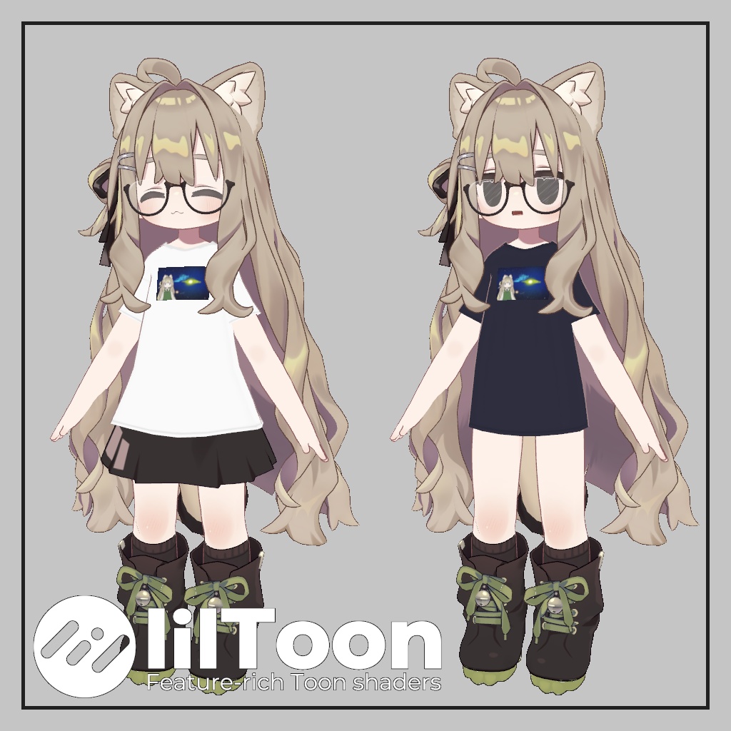 [まめふれんず用衣装] 宇宙キプフェルTシャツ