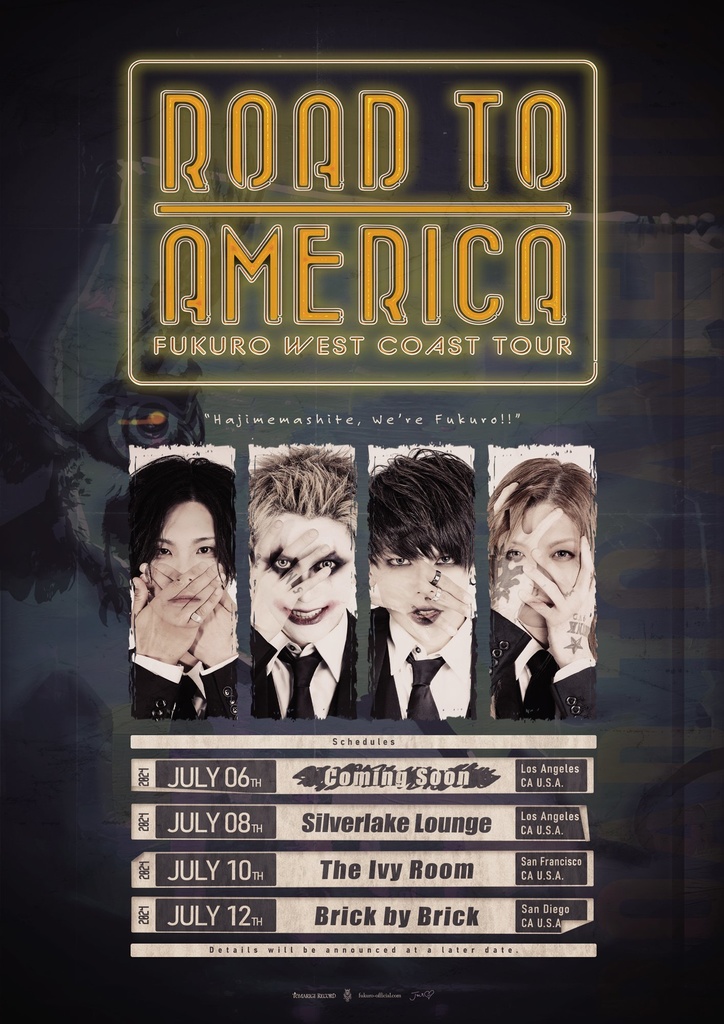 FUKURO: ROAD TO AMERICA TOUR VIP PASS