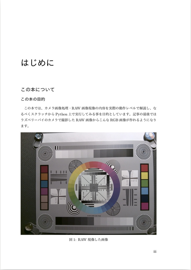 PythonとColabでできる - ゼロから作るRAW現像 PDF版