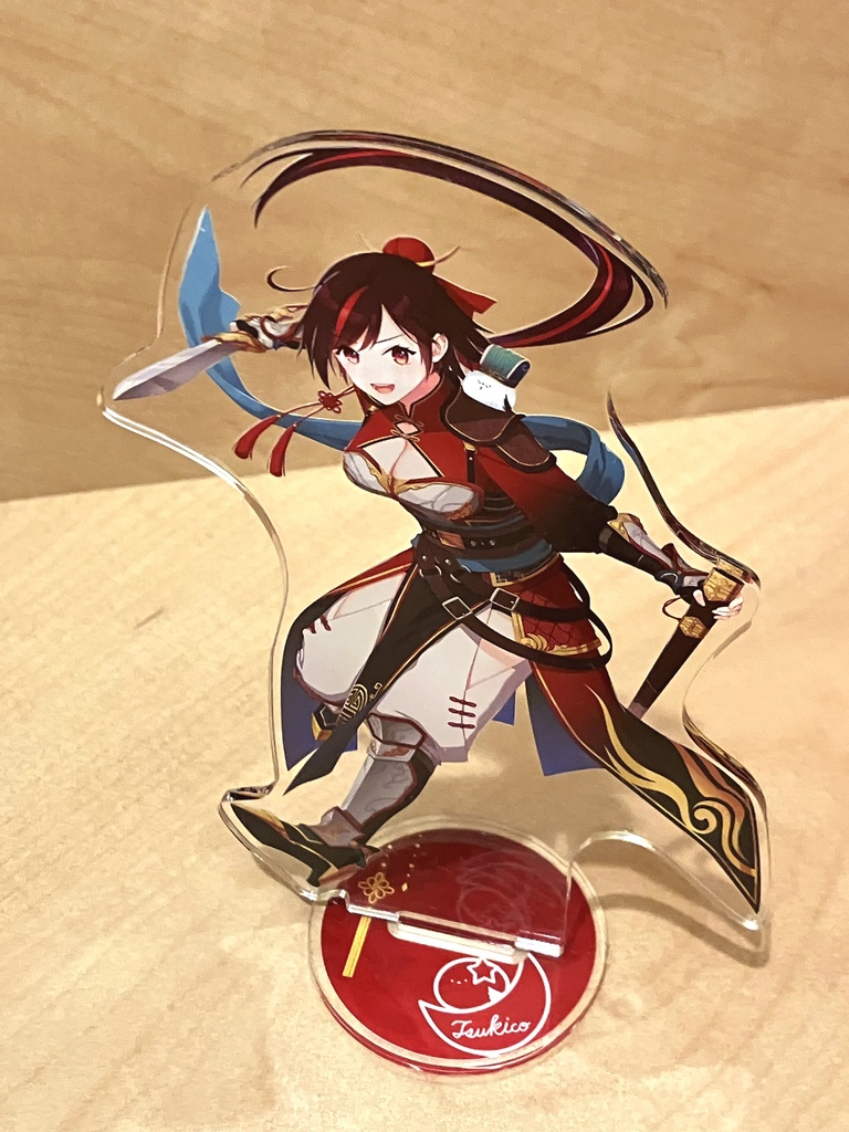 6周年記念!一騎当千なツキコちゃんアクリルフィギュア