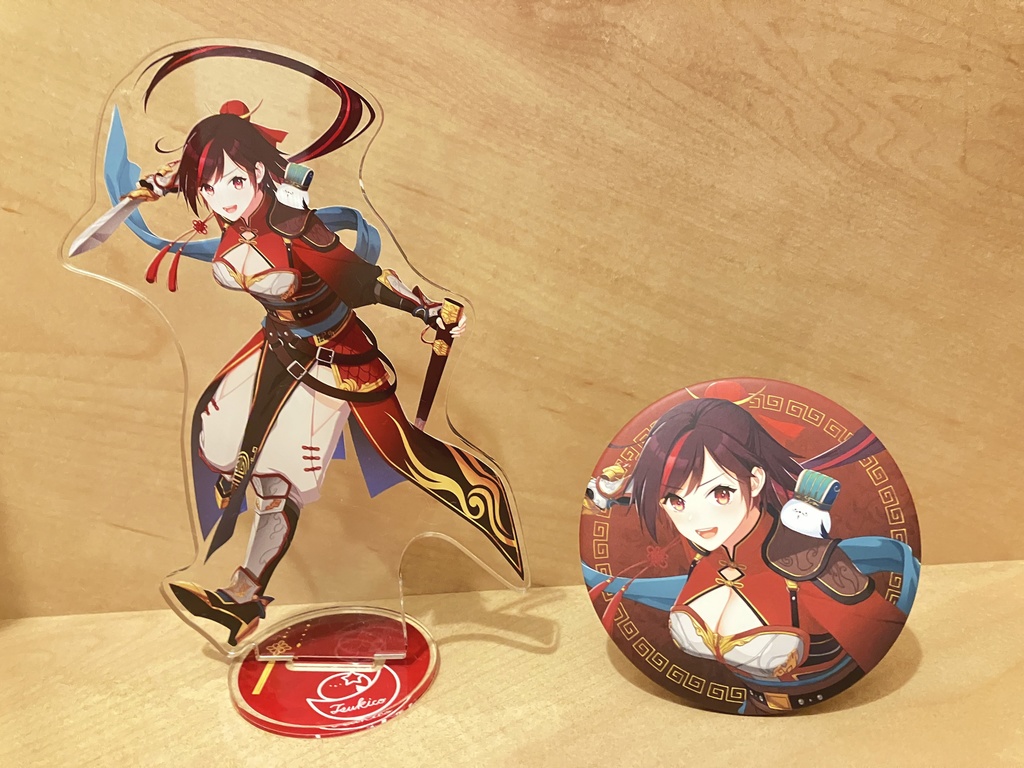 6周年記念!一騎当千なツキコちゃんアクリルフィギュア