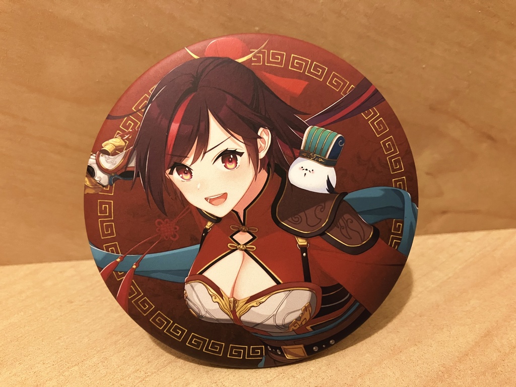 6周年記念!一騎当千なツキコちゃん缶バッジ