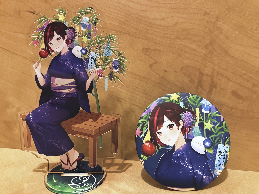 7周年記念!七夕浴衣なツキコちゃんアクリルフィギュア
