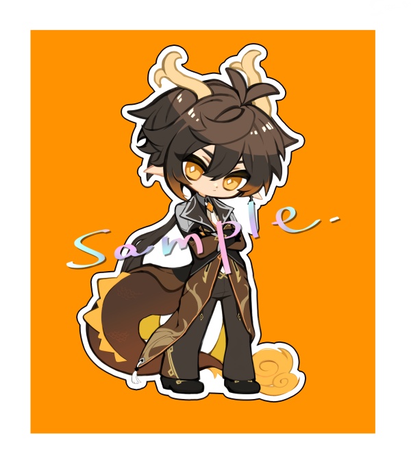 【IBK】鍾離・タルタリヤ 獣化アクリルスタンド