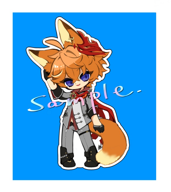 【IBK】鍾離・タルタリヤ 獣化アクリルスタンド