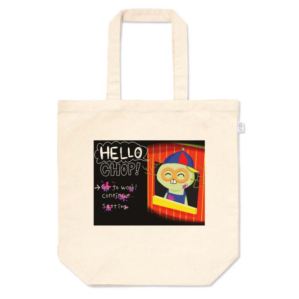 HELLO CHOPトート