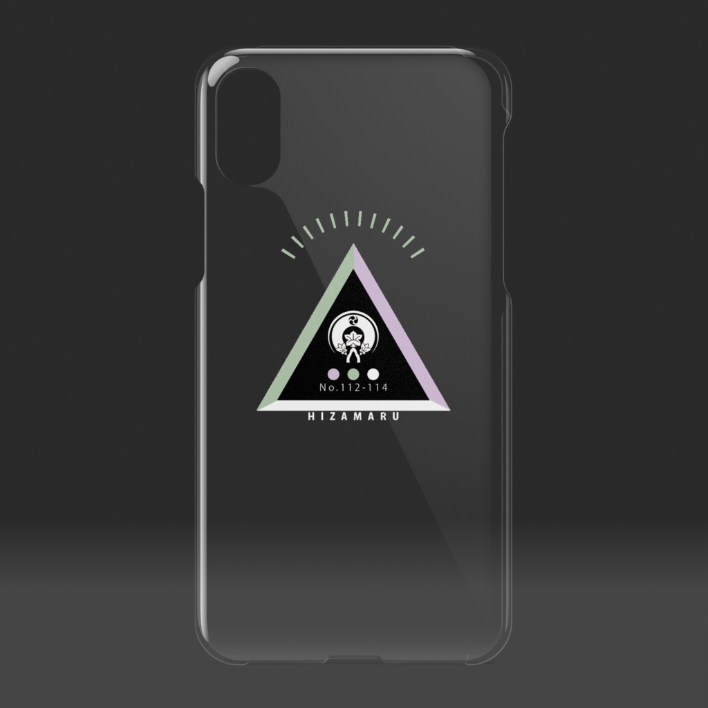 刀剣乱舞*膝丸イメージiPhoneクリアケース